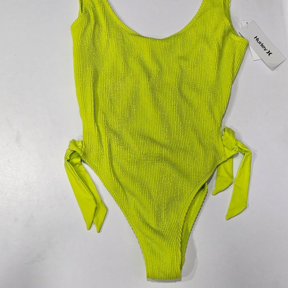 Hurley  Solid Scrunch One-Piece Swimsuit - Picture 5 of 11